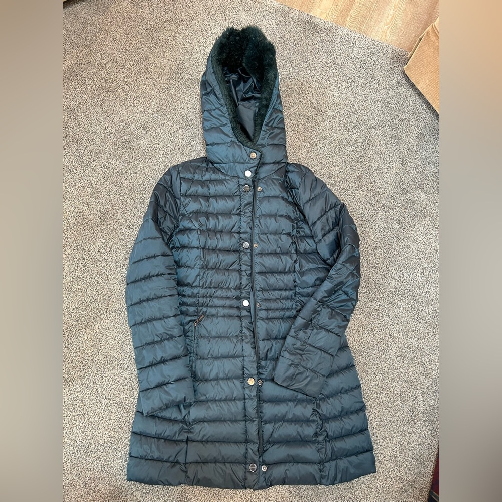NWOT Laundry by Shelli Segal Coat (S) in Teal